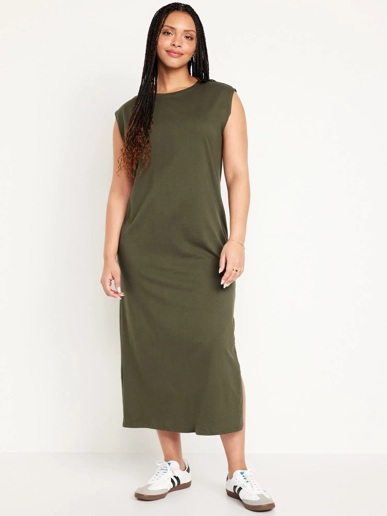 Sleeveless Maxi Column Dress for Women