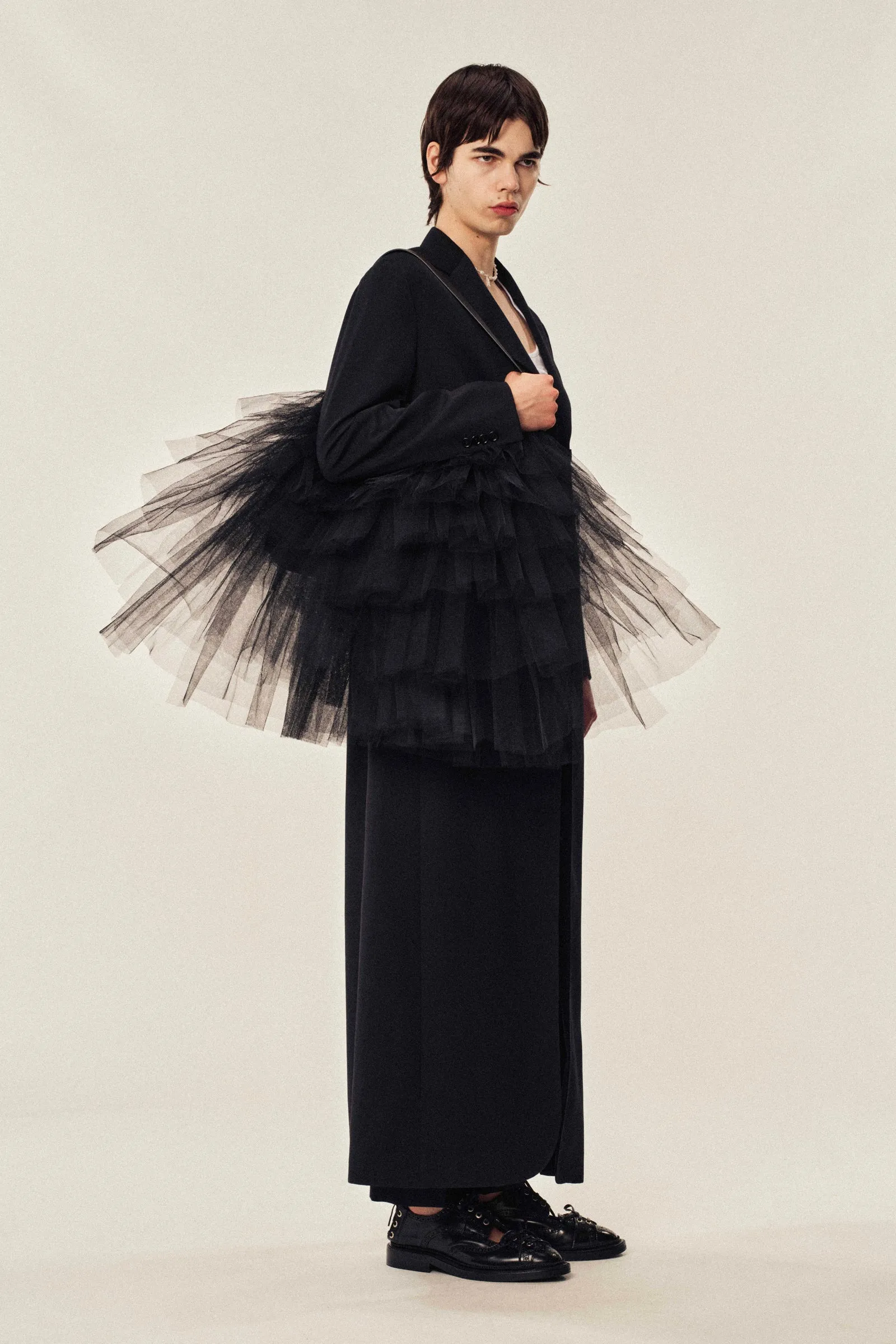 Slit Detail Long Coat
