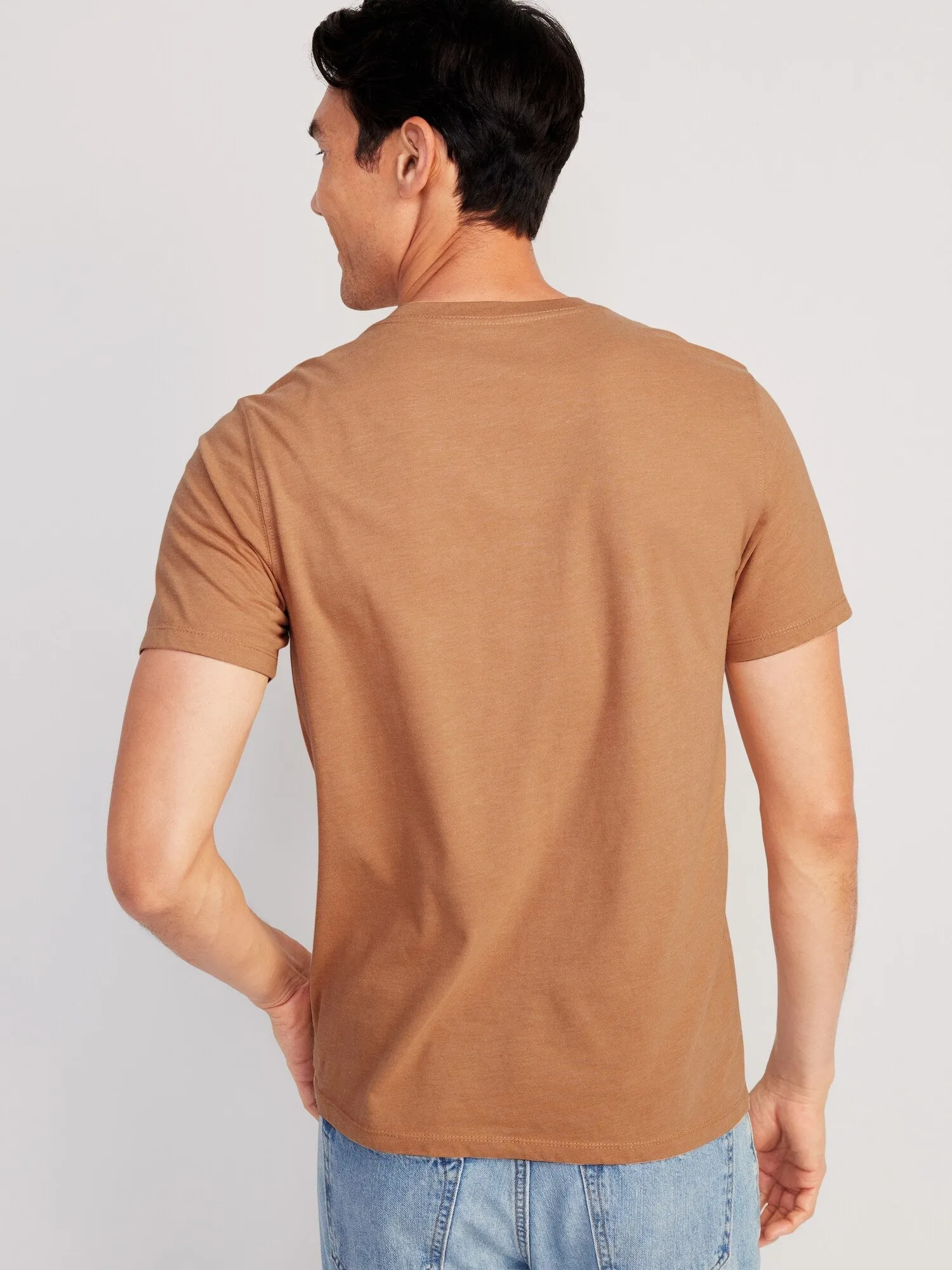 Soft-Washed Crew-Neck T-Shirt For Men