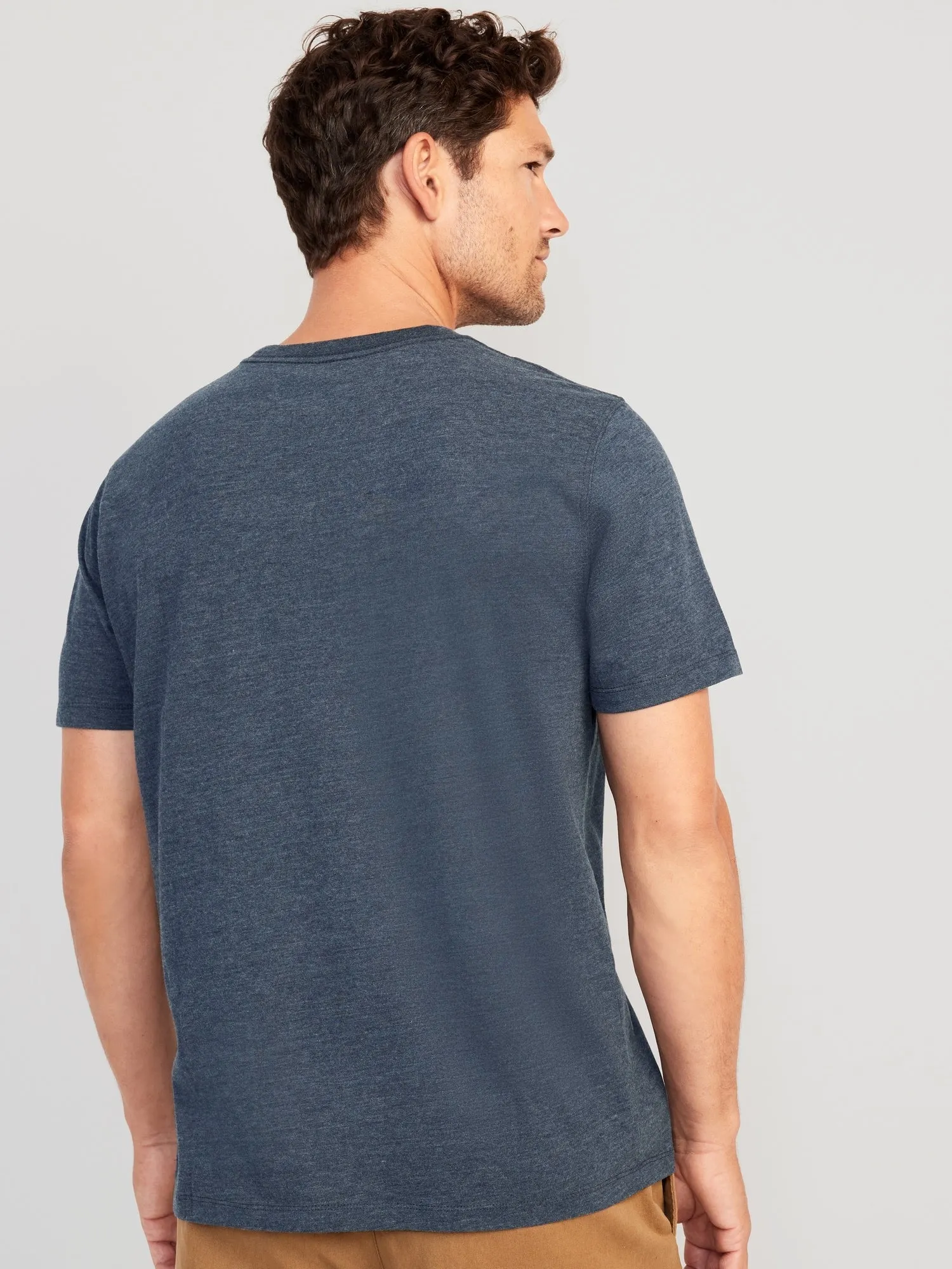 Soft-Washed Crew-Neck T-Shirt for Men
