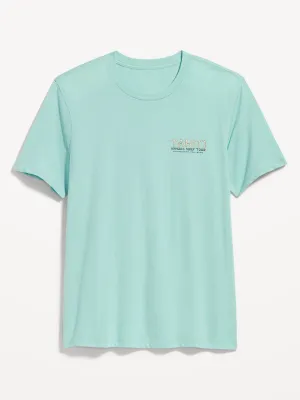 Soft-Washed Graphic T-Shirt For Men
