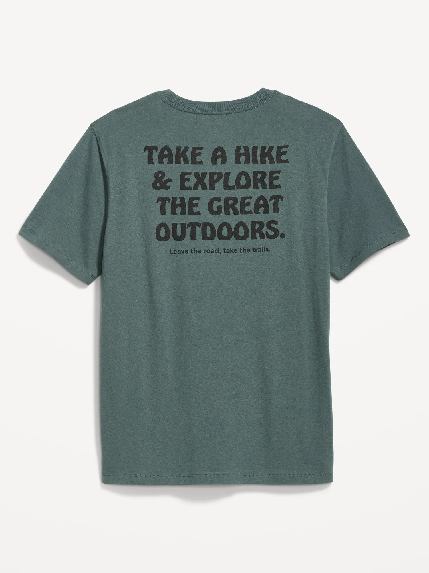 Soft-Washed Logo Graphic T-Shirt for Men
