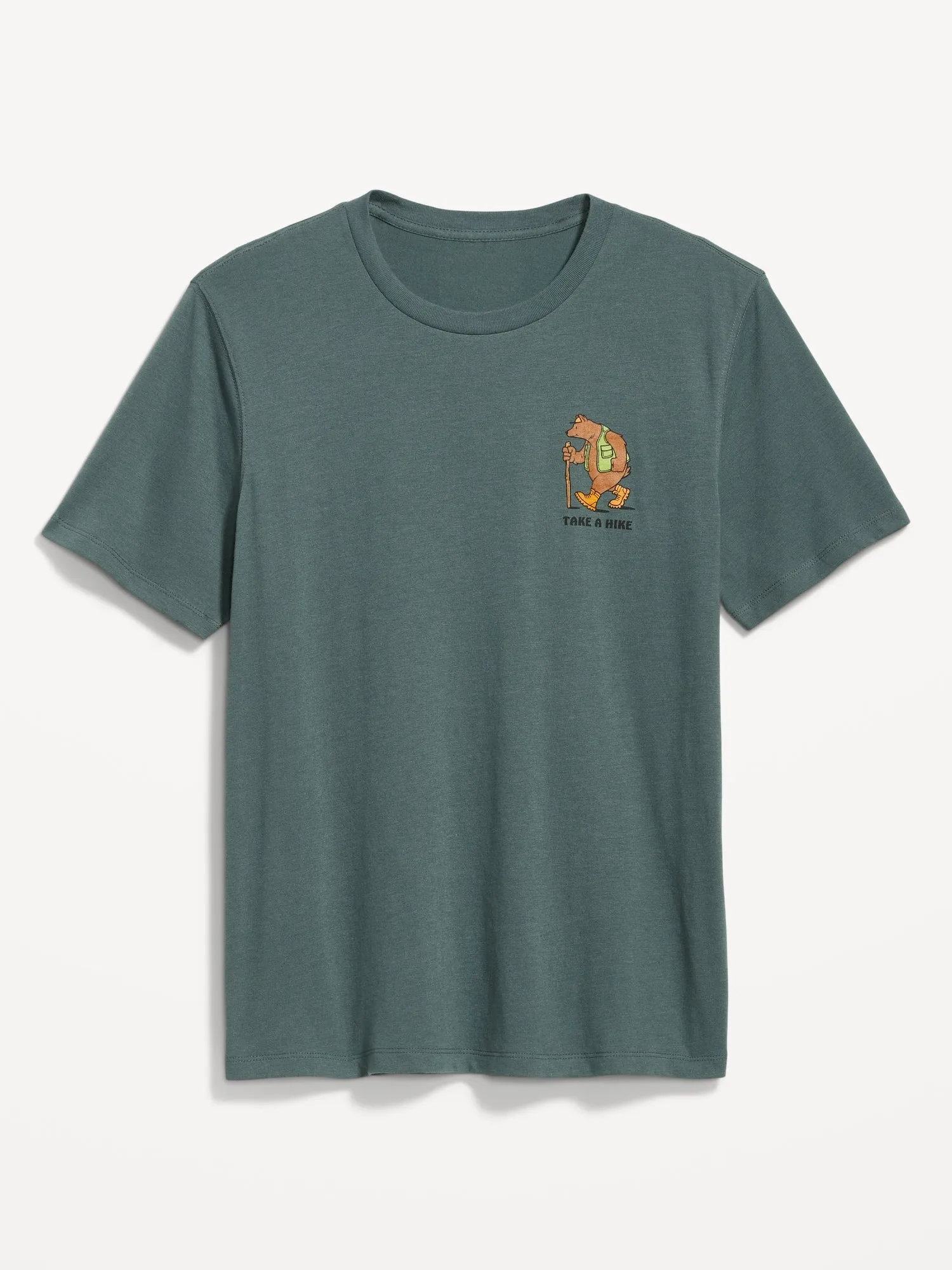 Soft-Washed Logo Graphic T-Shirt for Men