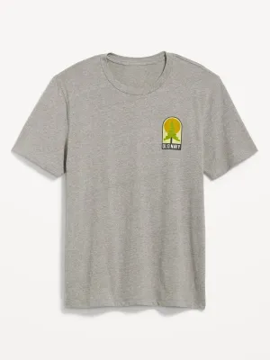 Soft-Washed Logo T-Shirt for Men