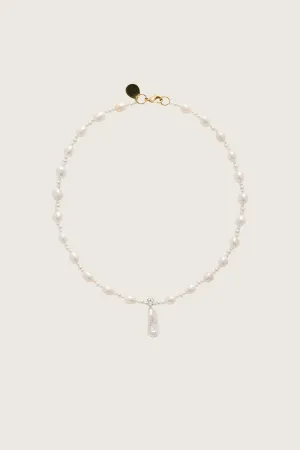 Staccato Pendant Pearl Necklace