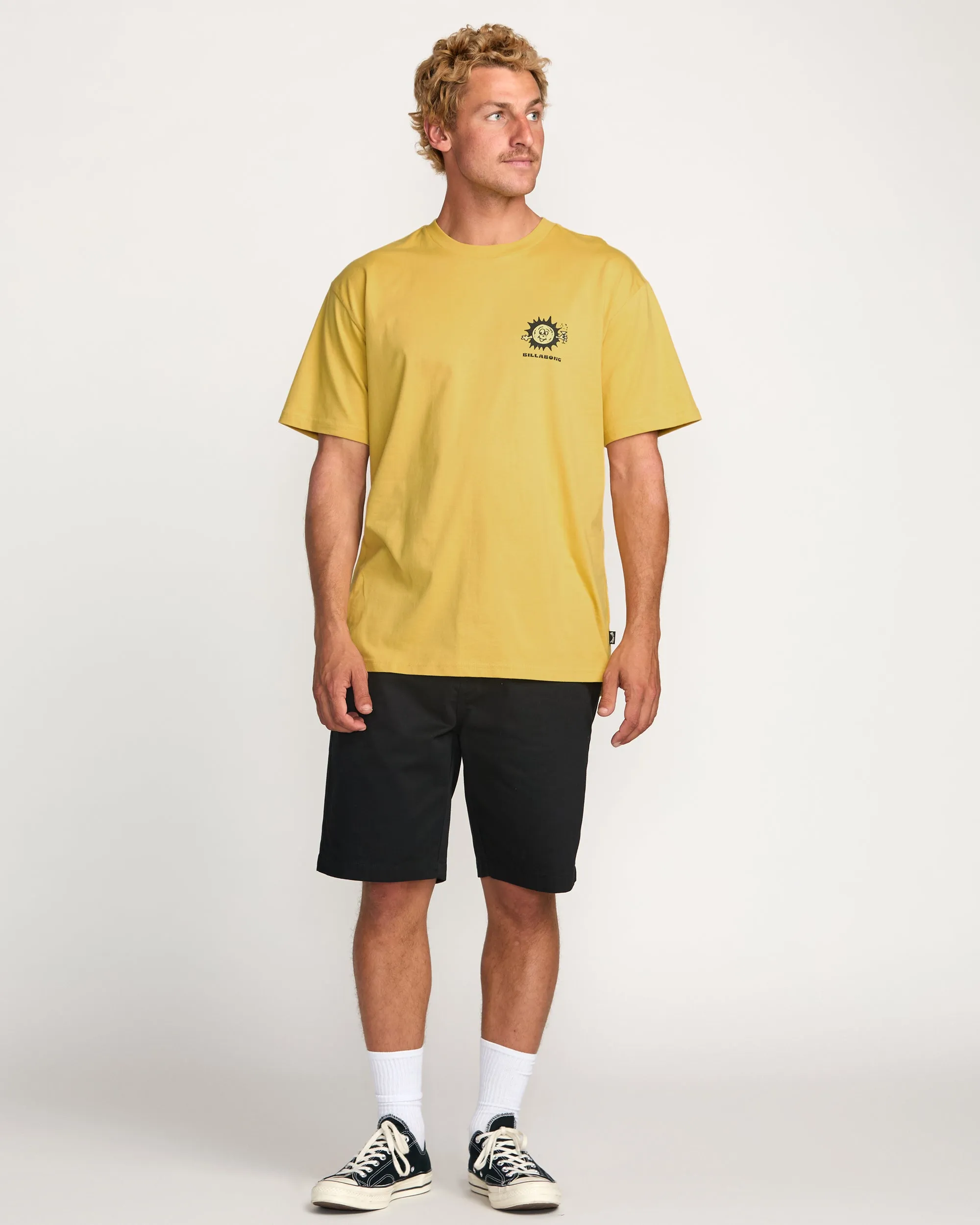 Sun Fun Regular Tee - Vintage Gold Billabong