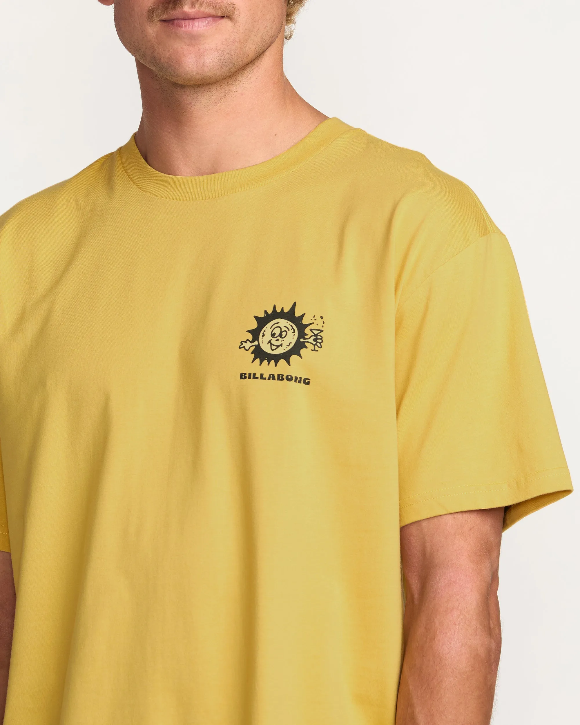 Sun Fun Regular Tee - Vintage Gold Billabong