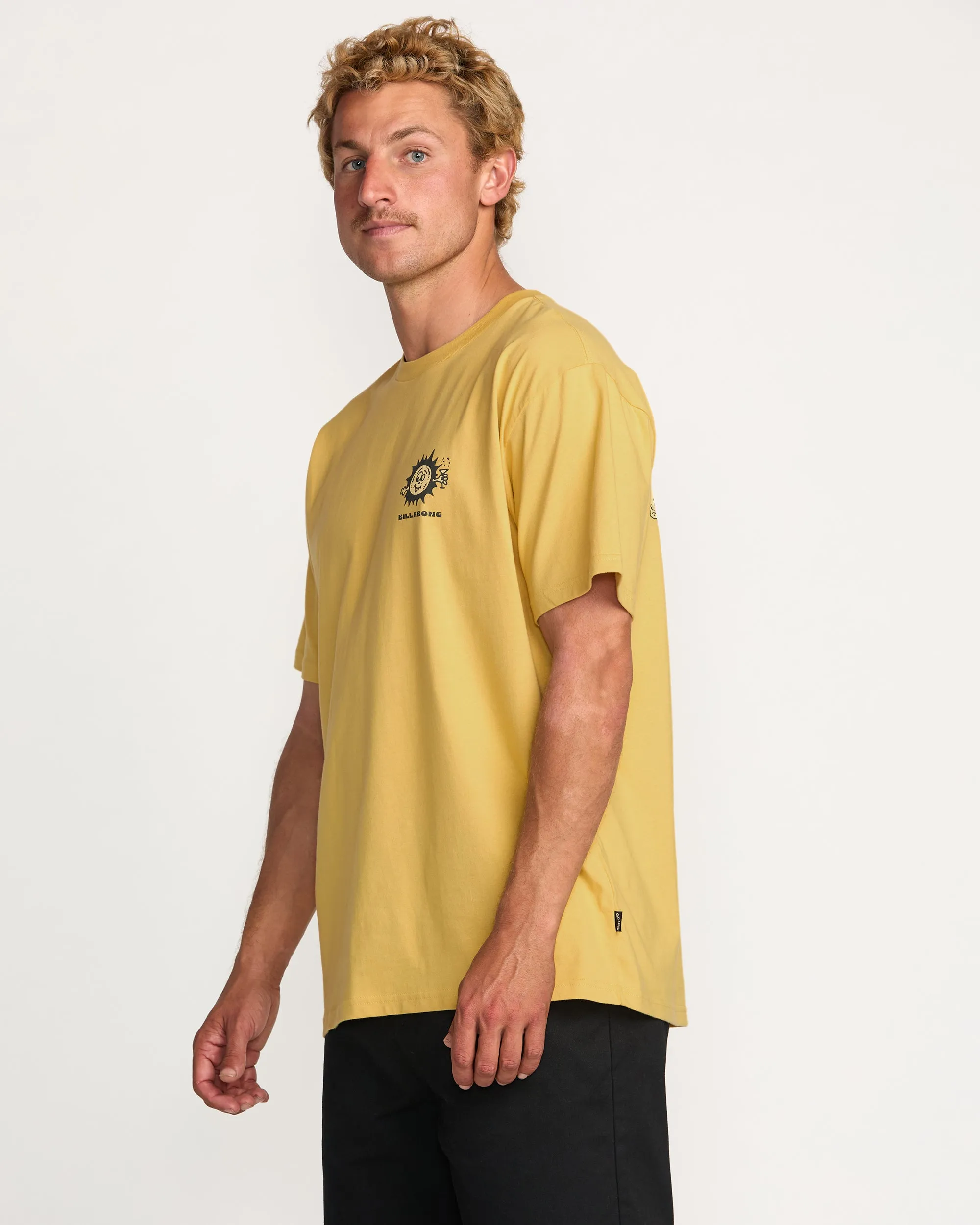 Sun Fun Regular Tee - Vintage Gold Billabong