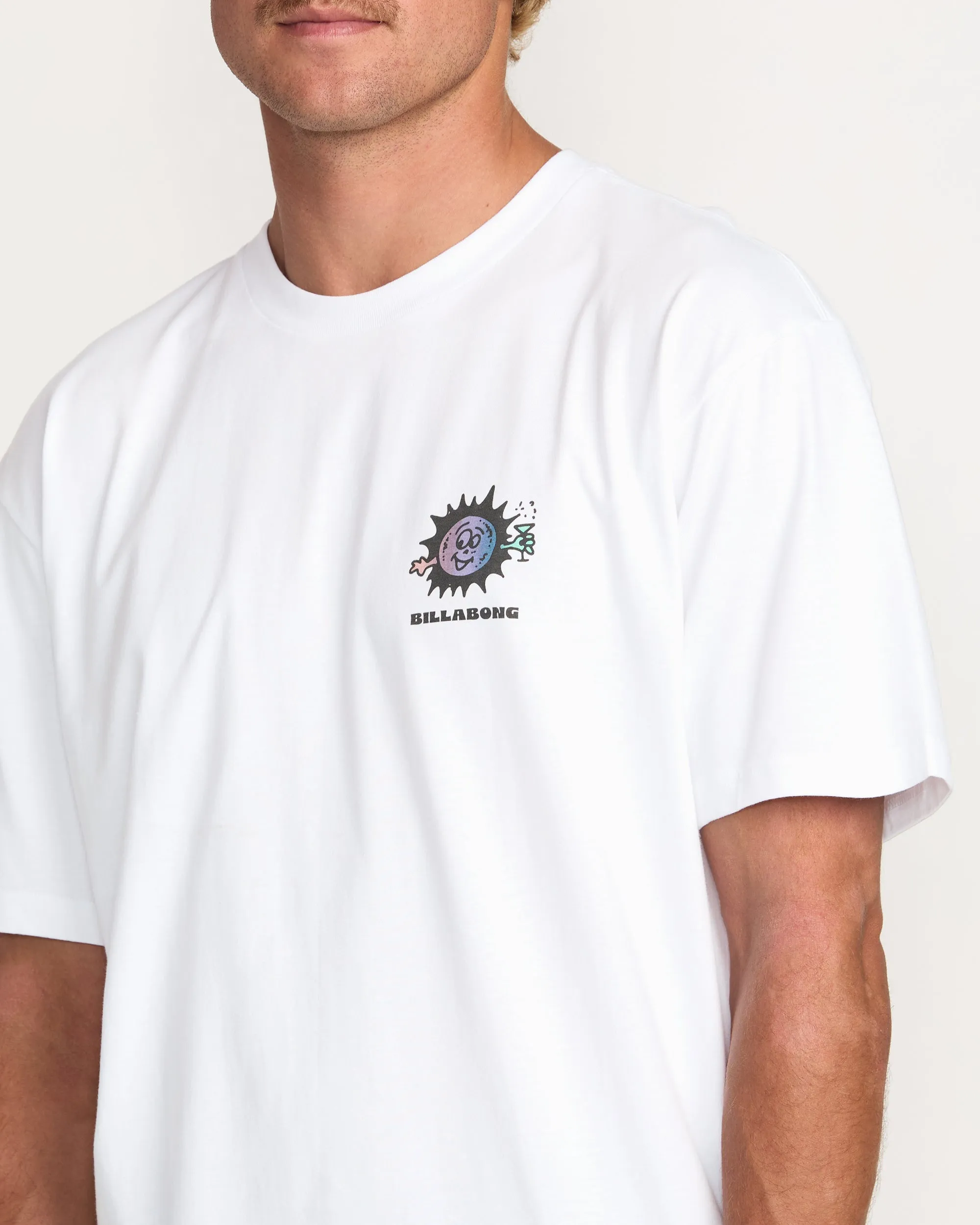 Sun Fun Regular Tee - White Billabong