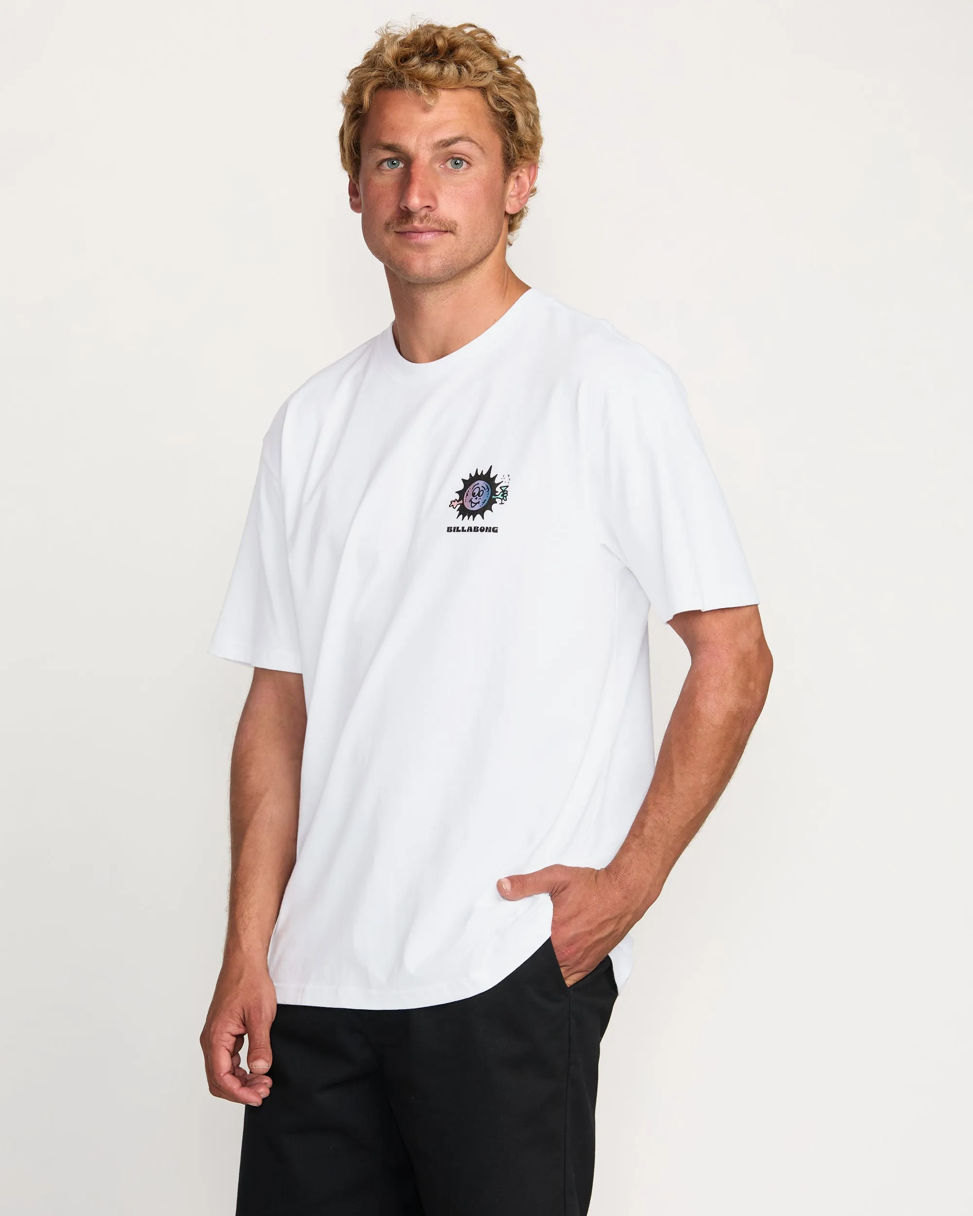 Sun Fun Regular Tee - White Billabong