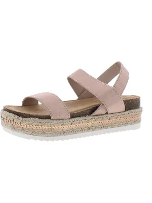 Sunset Girls Footbed Slingback Espadrilles