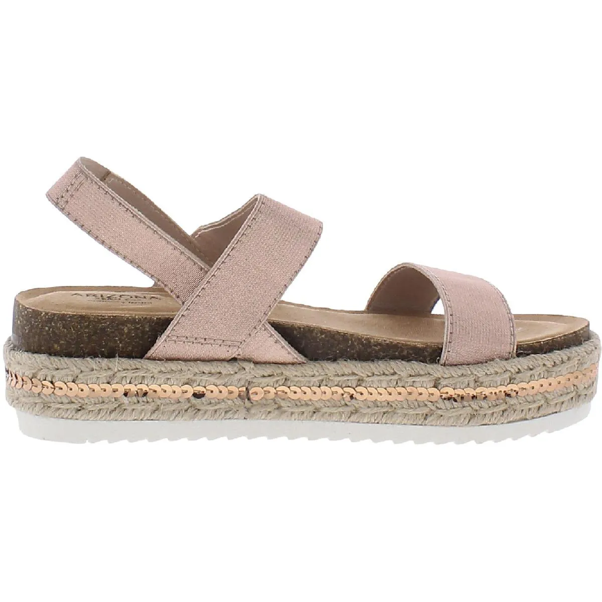 Sunset Girls Footbed Slingback Espadrilles