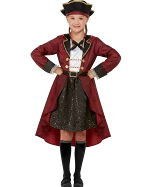 Swashbuckler Pirate Deluxe Girls Costume