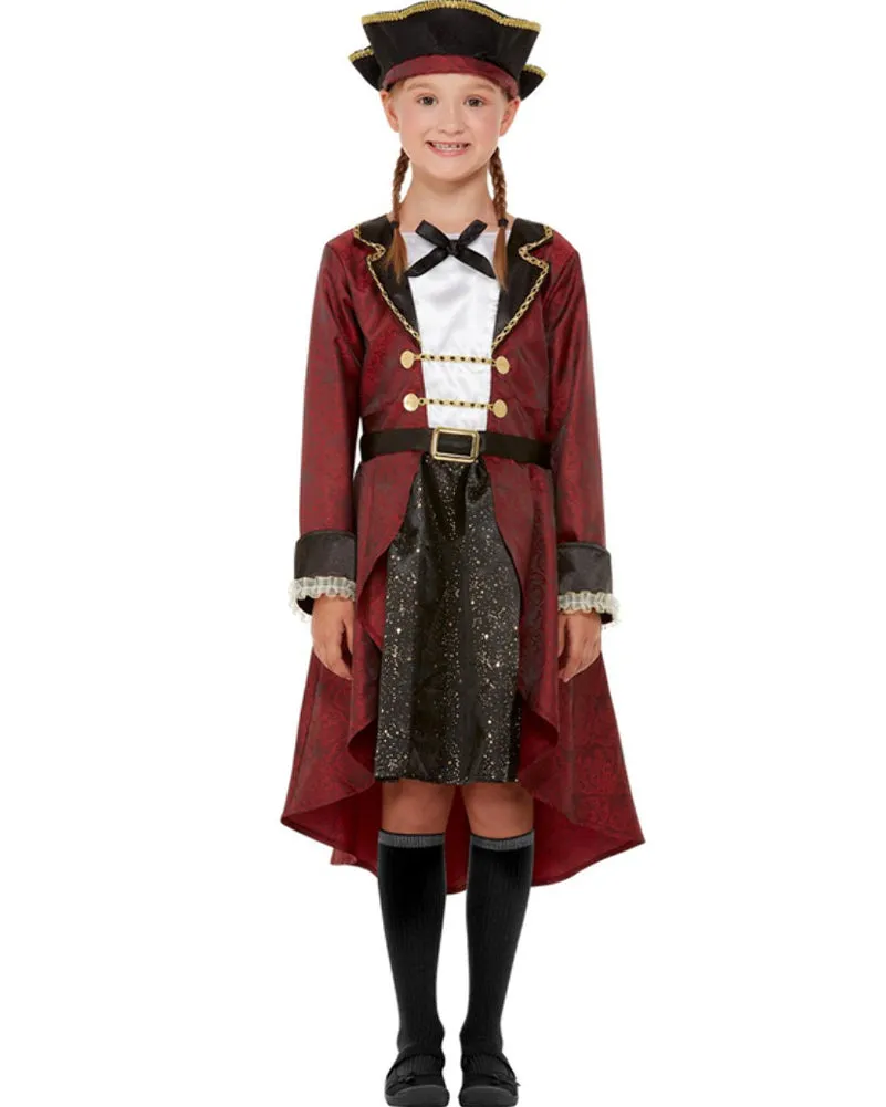 Swashbuckler Pirate Deluxe Girls Costume