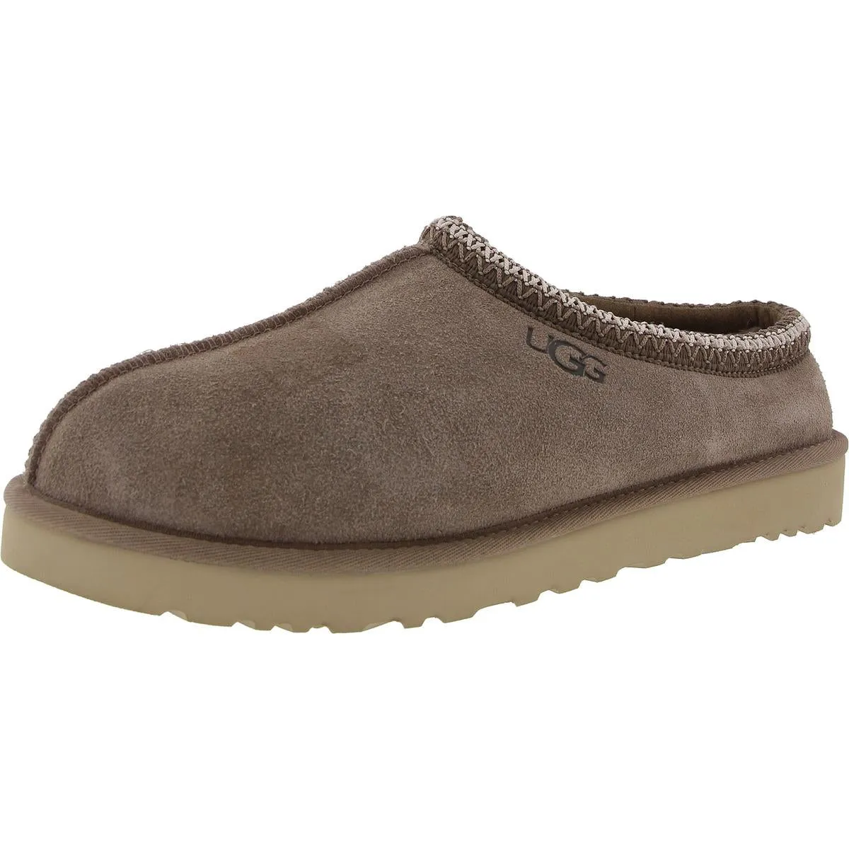 Tasman Mens Suede Slip On Sheepskin Slippers