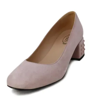 Tod's Pink Suede Heels sz 8
