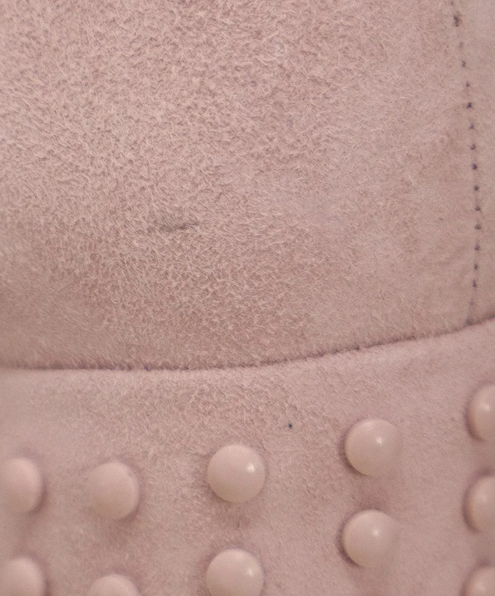 Tod's Pink Suede Heels sz 8
