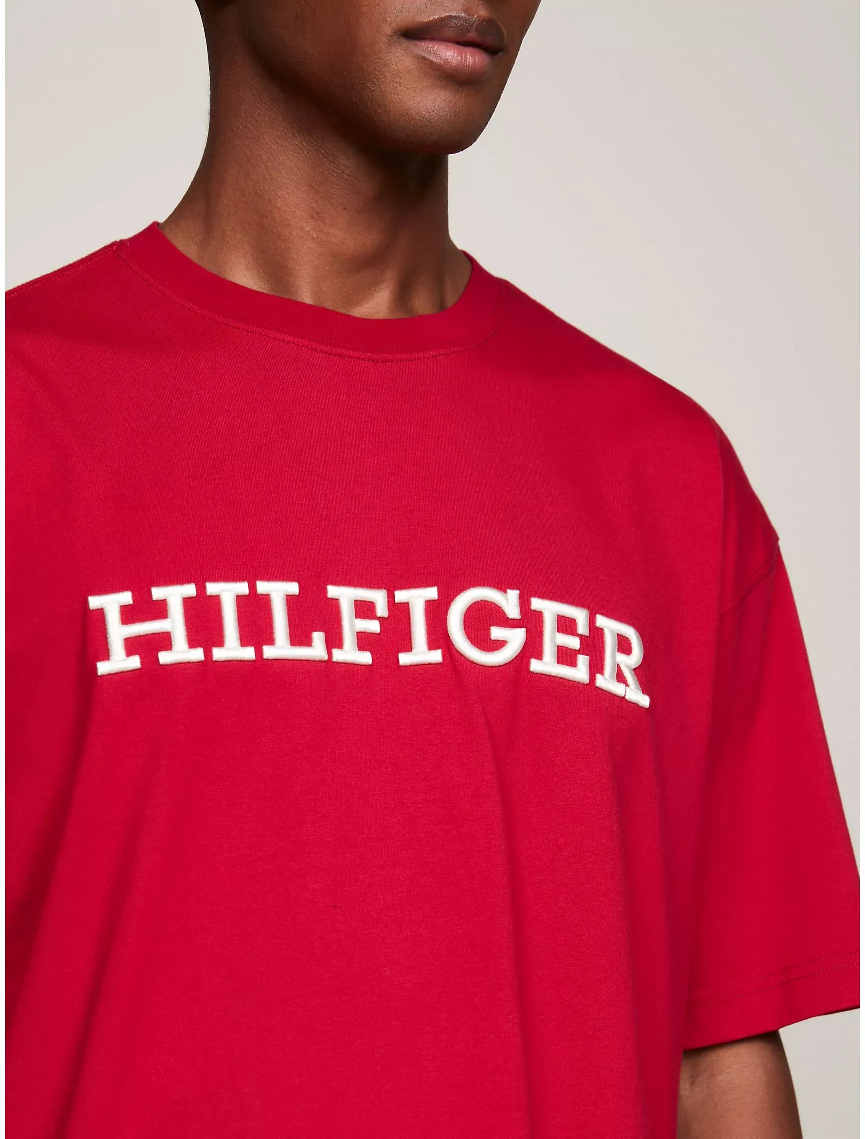 Tommy Hilfiger Embroidered Monotype Logo T-Shirt - Men