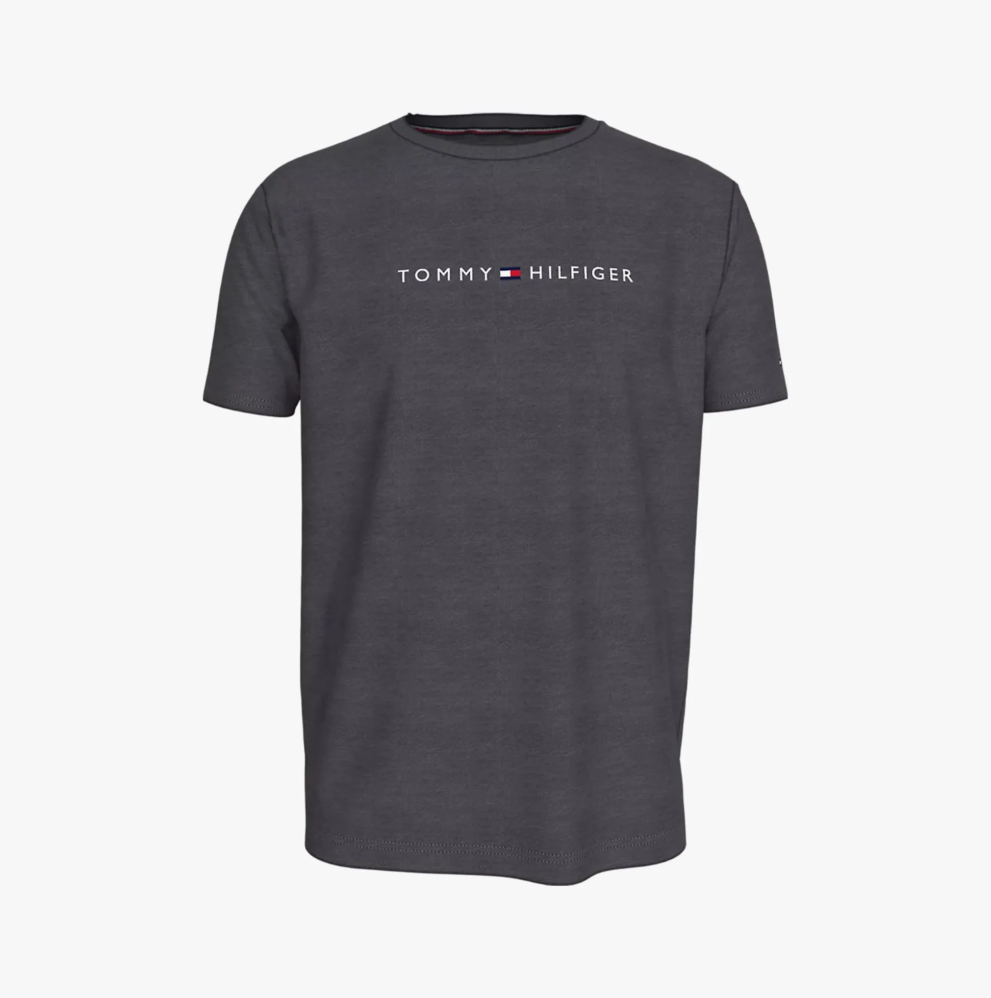 Tommy Hilfiger ORIGINAL LOGO Mens T Shirt Dark Ash