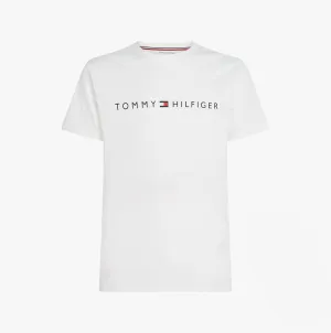 Tommy Hilfiger PURE COTTON Mens Lounge T-Shirt Optic White