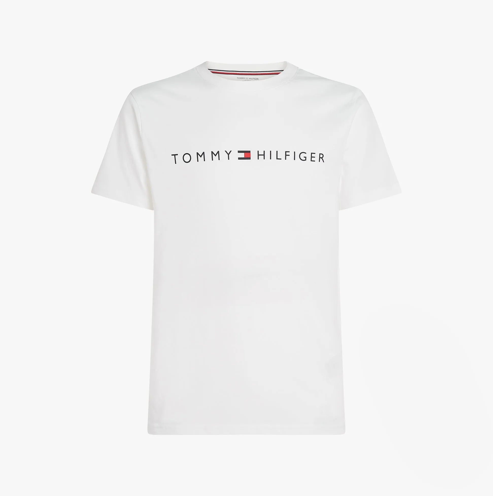 Tommy Hilfiger PURE COTTON Mens Lounge T-Shirt Optic White