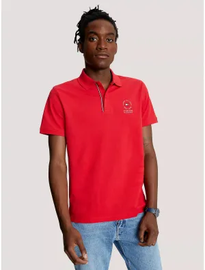 Tommy Hilfiger Regular Fit Round Logo Polo - Men