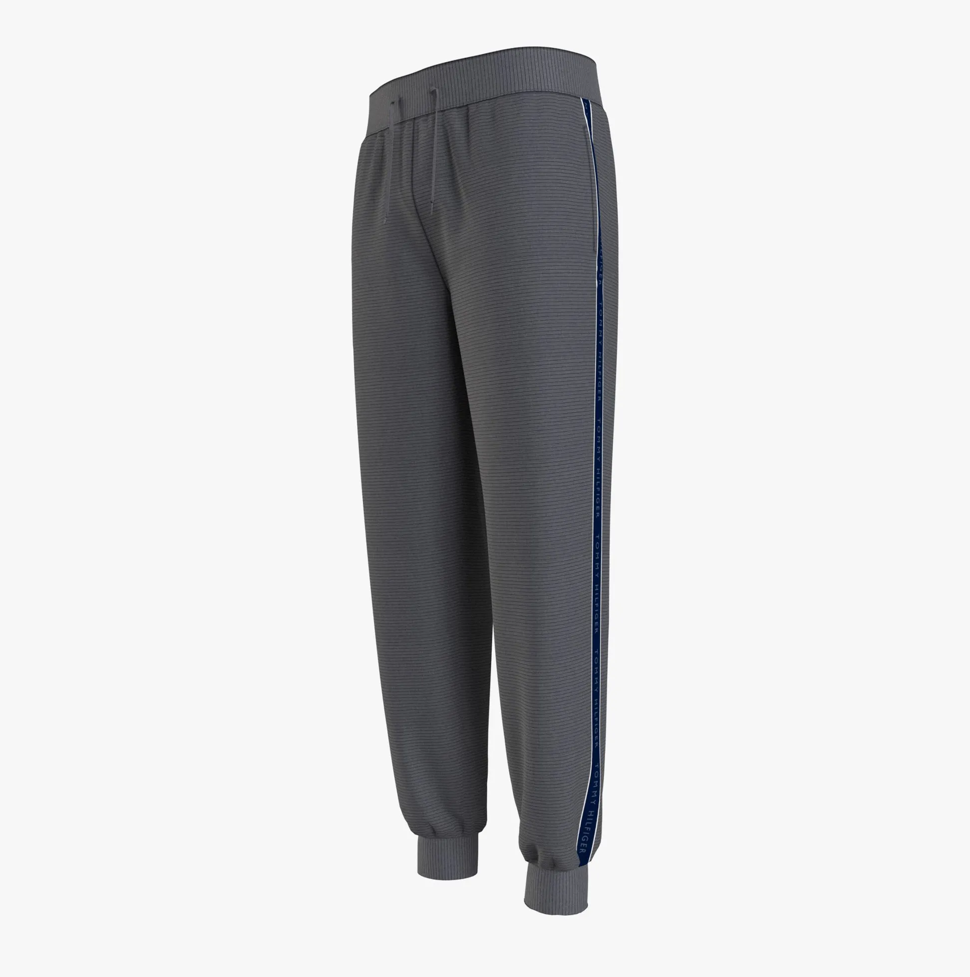 Tommy Hilfiger TH ESTABLISHED Mens Lounge Joggers Dark Grey Ht