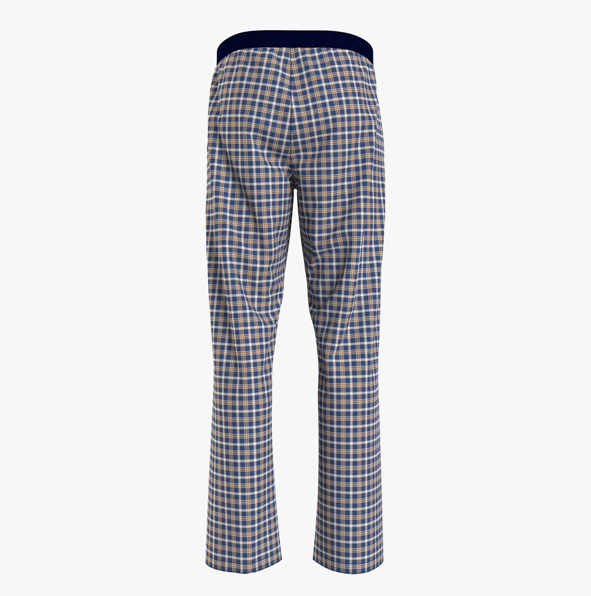 Tommy Hilfiger TH ORIGINAL WOVEN PRINT Mens Lounge Trousers Julot Check Deep Indigo