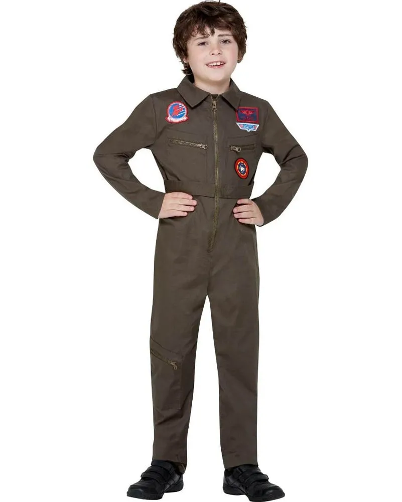 Top Gun Jumpsuit Boys Costume