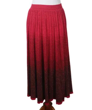 Ulla Johnson Pink Striped Lurex Skirt sz 6