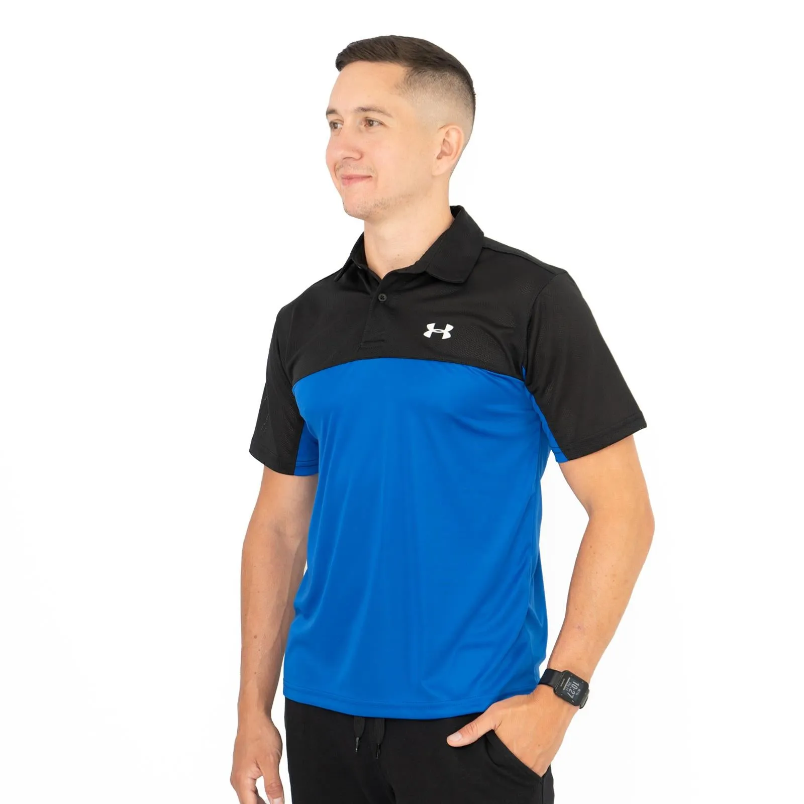 Under Armour HeatGear Colour Block Golf Polo Shirt