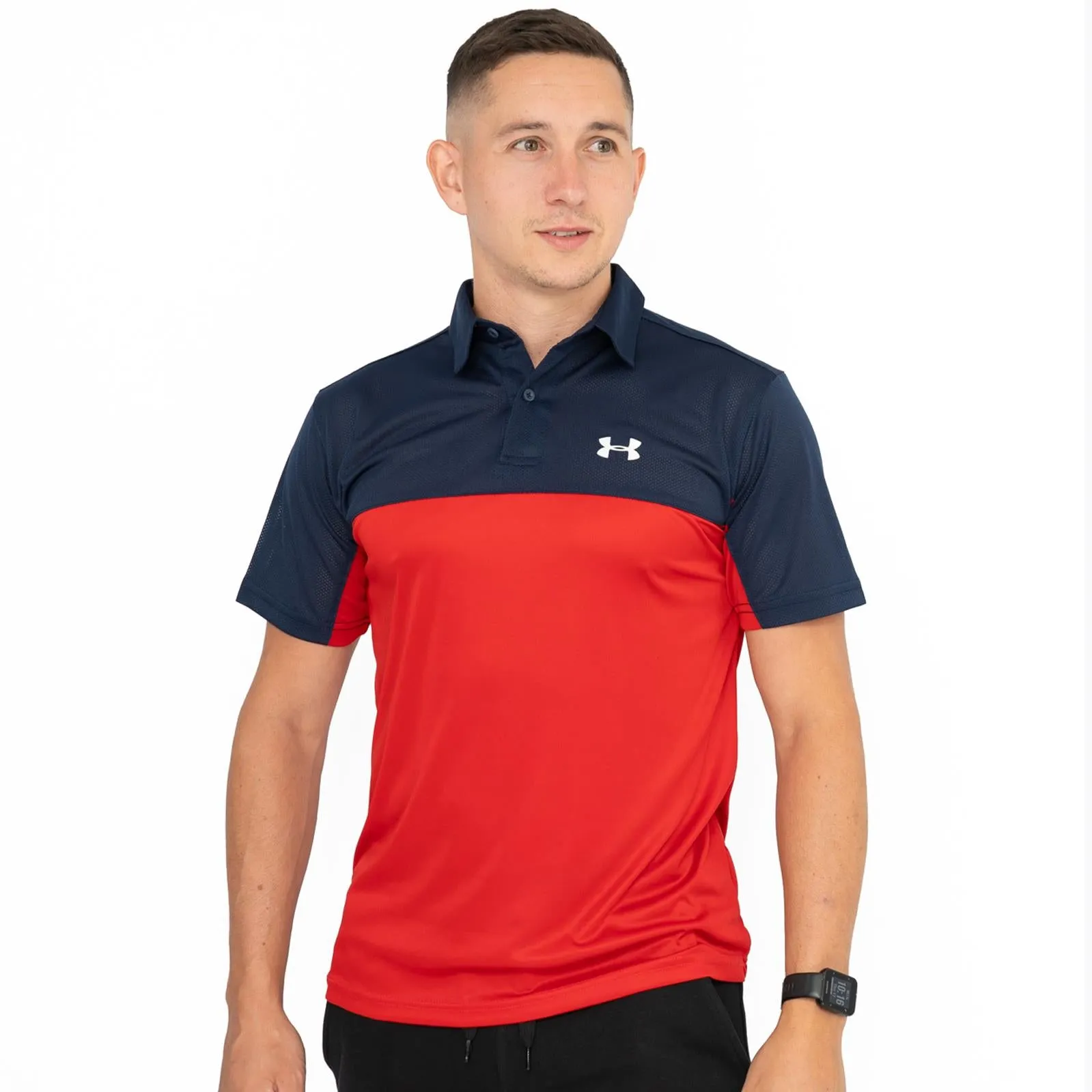 Under Armour HeatGear Colour Block Golf Polo Shirt