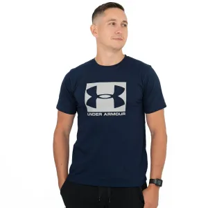 Under Armour Men Logo Print Sportstyle Navy Short Sleeve T-shirt
