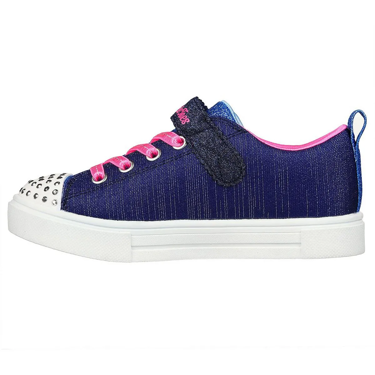 Unicorn Sunshine Girls Studded Metallic Light-Up Shoes