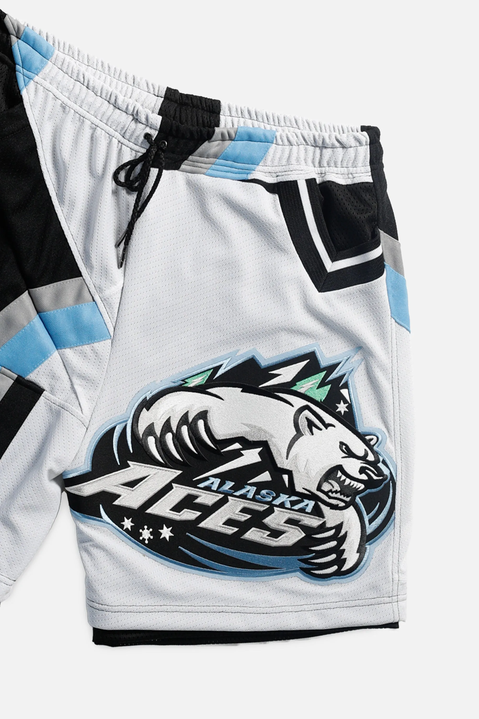 Unisex Rework Alaska Aces NHL Jersey Shorts - XL Frankie