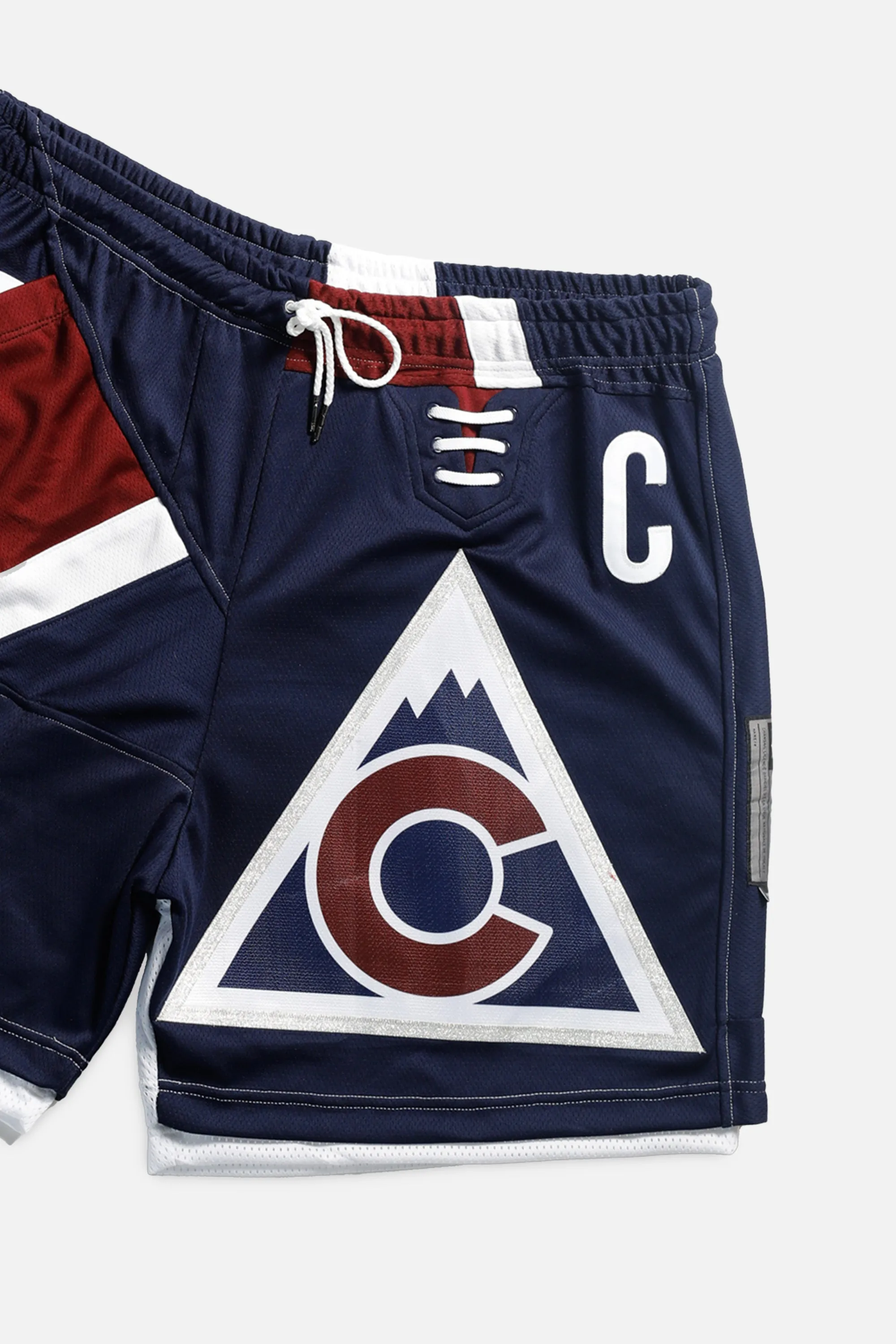 Unisex Rework Colorado Avalanche NHL Jersey Shorts - XXL Frankie