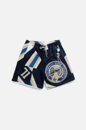 Unisex Rework Columbus Blue Jackets NHL Jersey Shorts - L Frankie