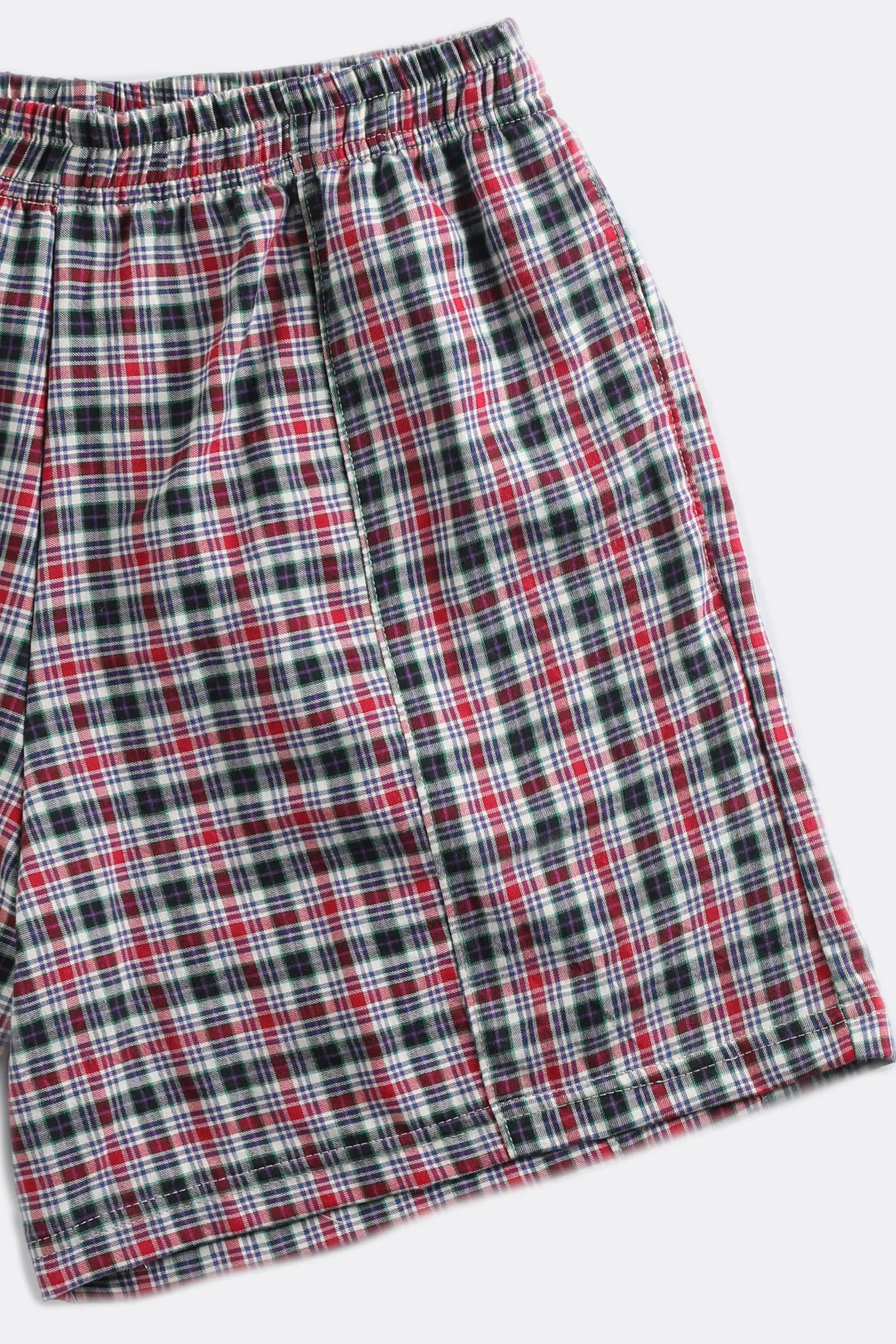 Unisex Rework Oxford Boxer Shorts - Women-M, Men-S Frankie