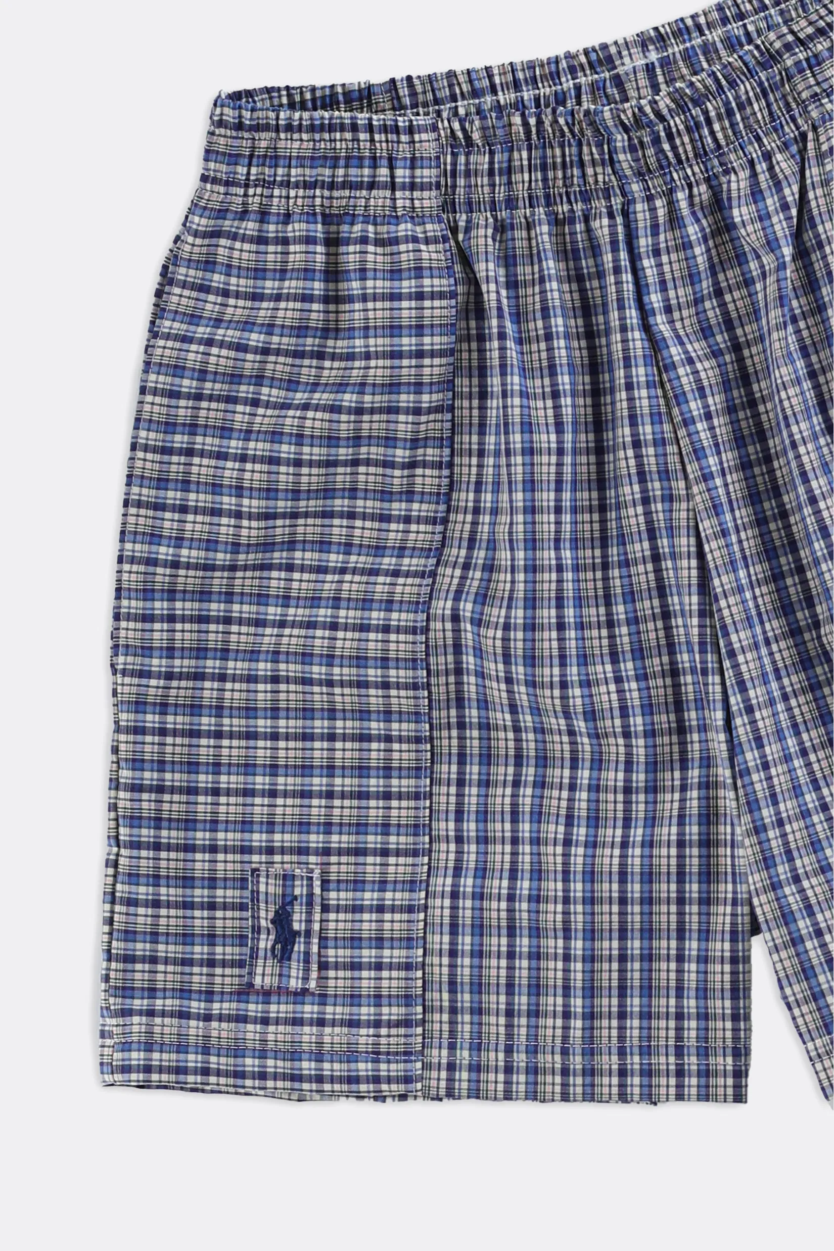 Unisex Rework Oxford Boxer Shorts - Women-XS, Men-XXS Frankie