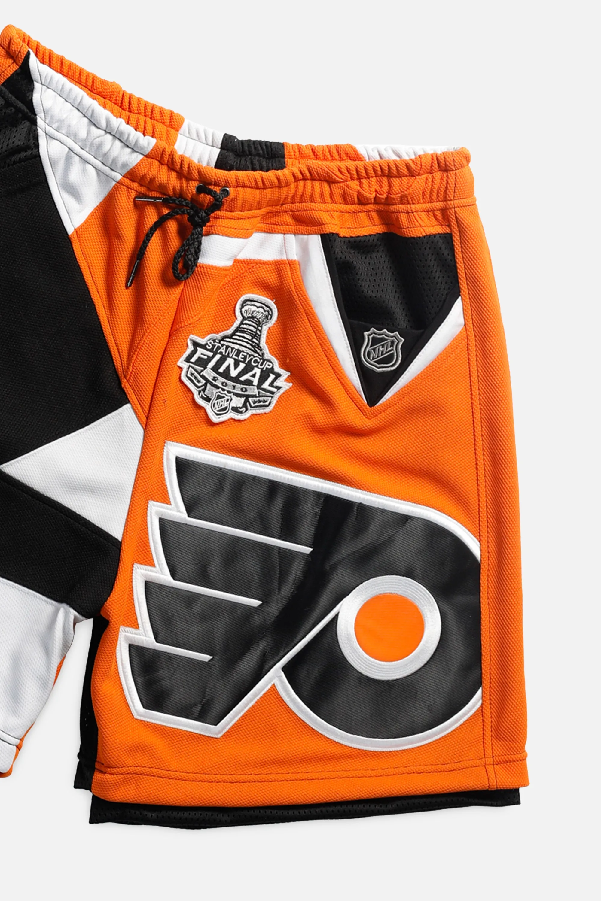 Unisex Rework Philadelphia Flyers NHL Jersey Shorts - L Frankie