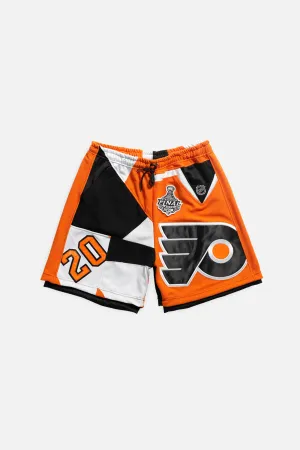 Unisex Rework Philadelphia Flyers NHL Jersey Shorts - L Frankie