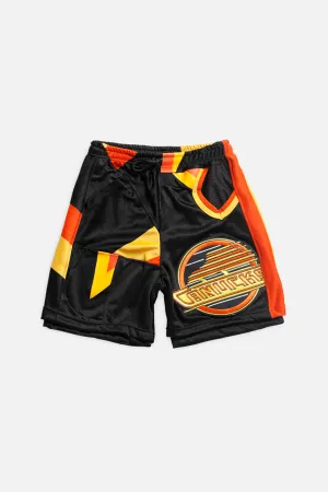 Unisex Rework Vancouver Canucks NHL Jersey Shorts - XS Frankie