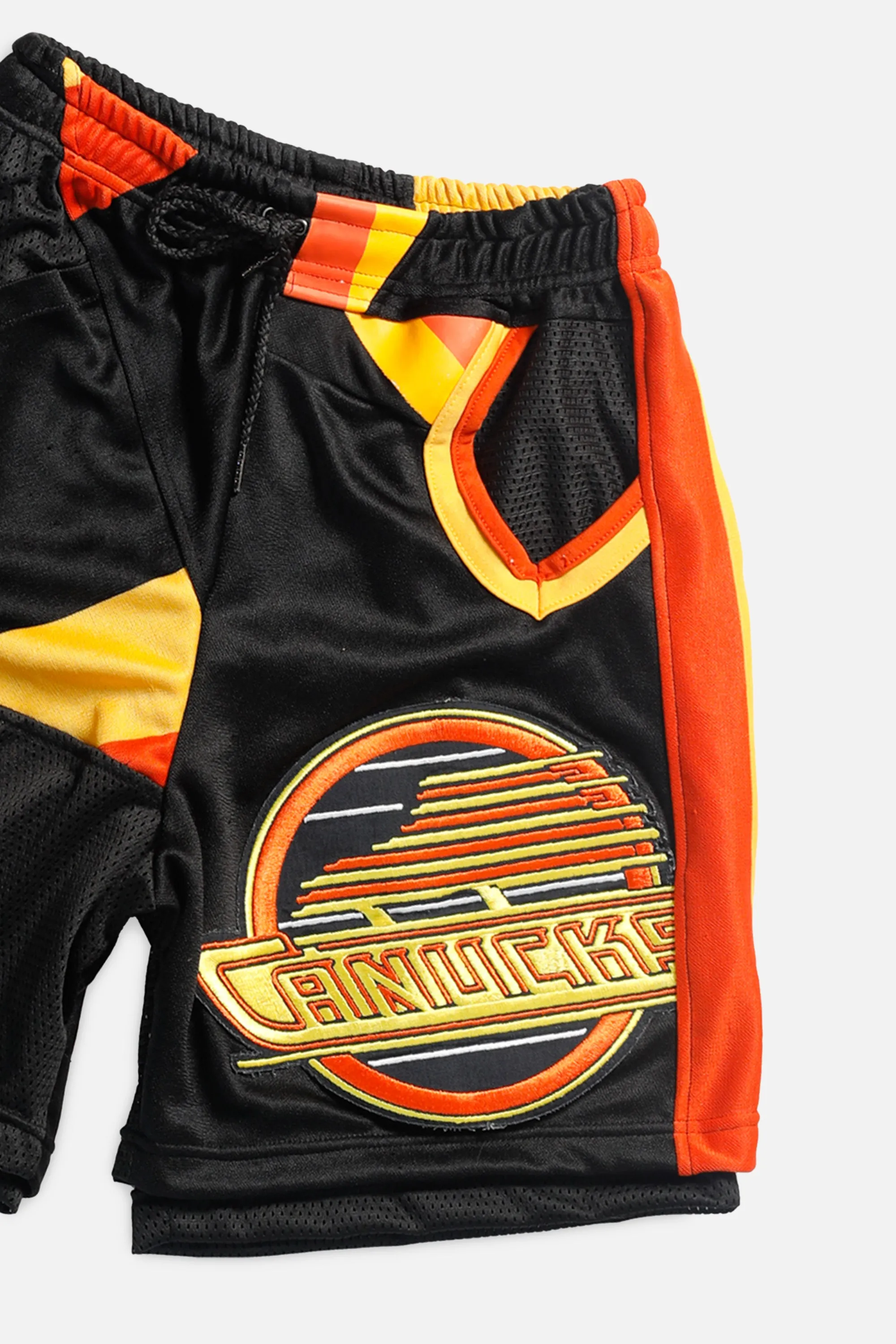 Unisex Rework Vancouver Canucks NHL Jersey Shorts - XS Frankie