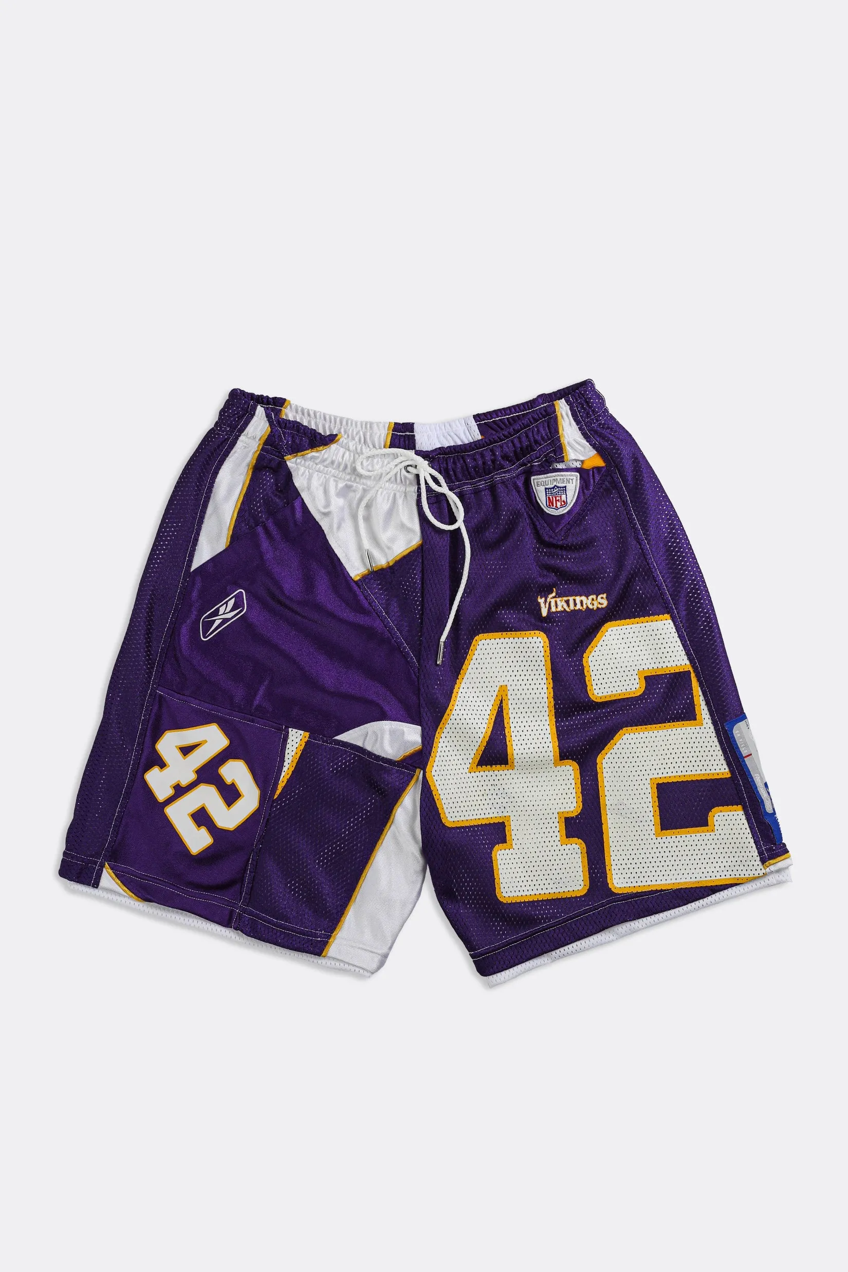 Unisex Rework Vikings NFL Jersey Shorts - Women-L, Men-M Frankie
