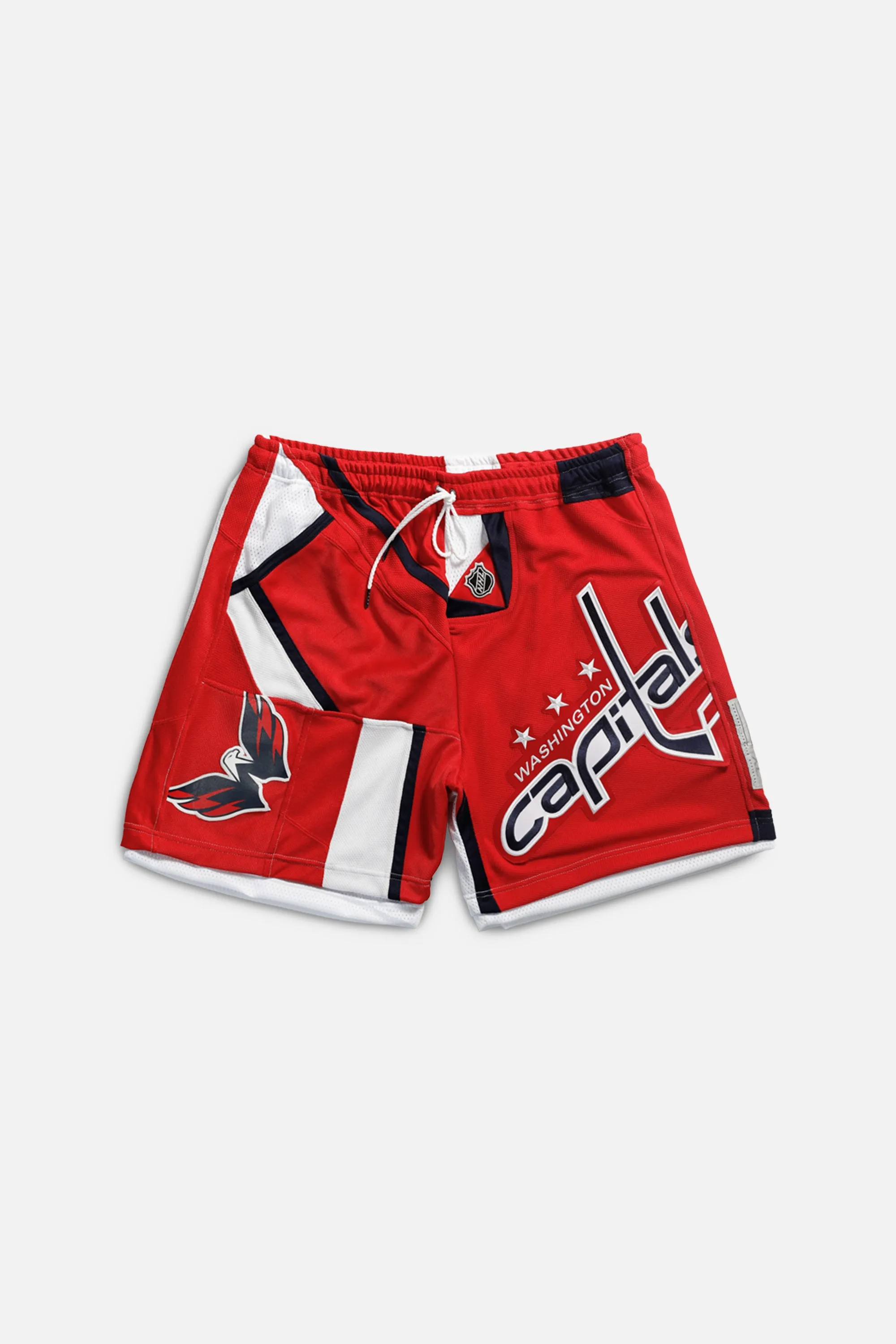Unisex Rework Washington Capitals NHL Jersey Shorts - XL Frankie