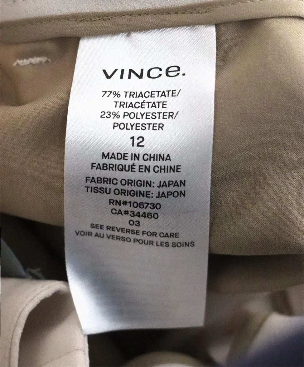 Vince Beige Cropped Pants sz 12
