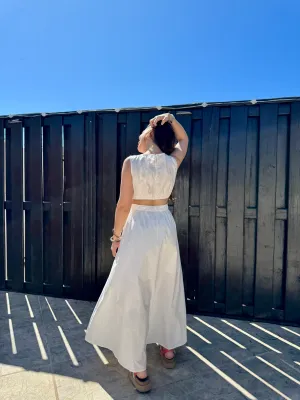 White Midi Dress