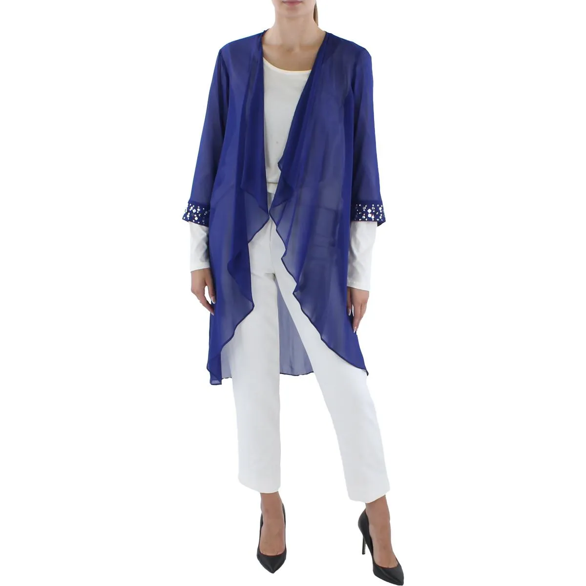 Womens Chiffon Sheer Jacket