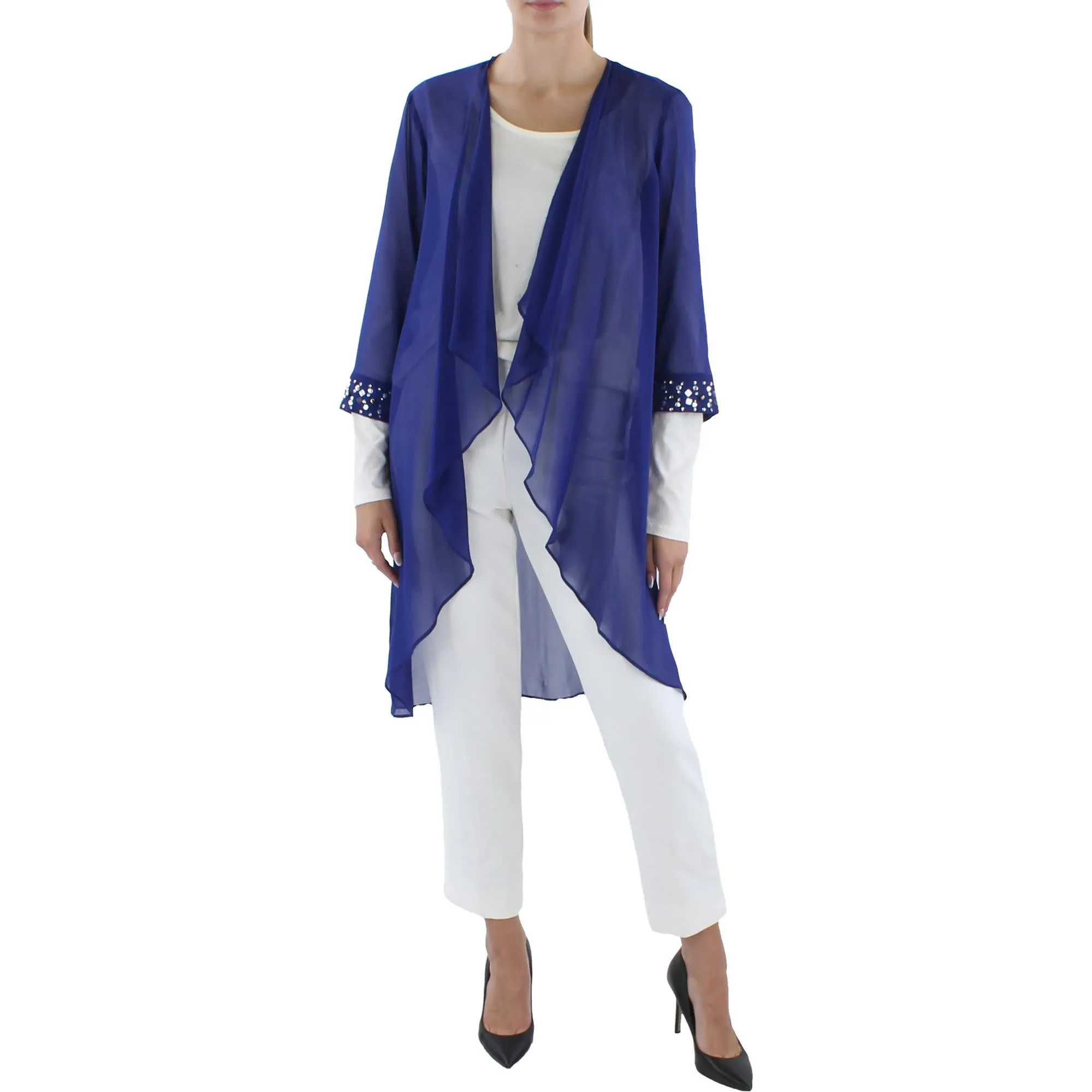 Womens Chiffon Sheer Jacket