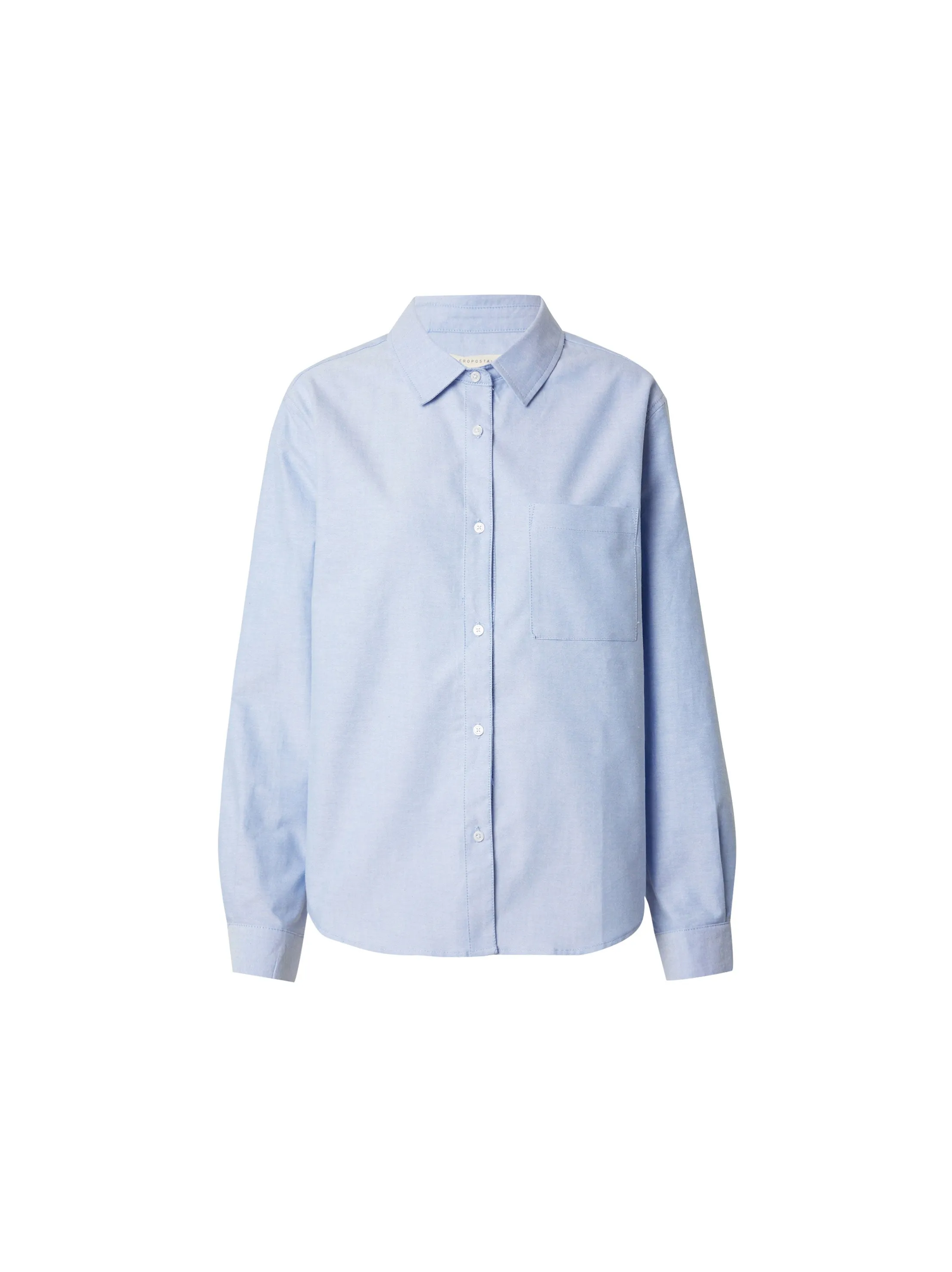 Women's Oversize Plain Chemise,Light Blue